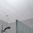 cladding installed on a bathroom ceiling