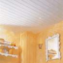 panelling used on a bathroom ceiling